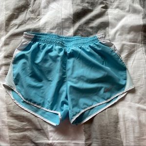 Blue Nike dry fit shorts